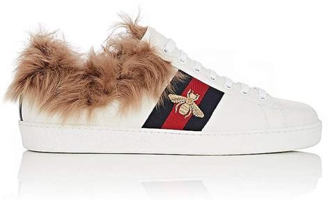 gucci sneakers herren sale|gucci fur lined sneakers.